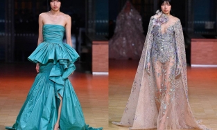 Phương Oanh Next Top xuất hiện trong show diễn của Elie Saab tại Tuần lễ thời trang Paris