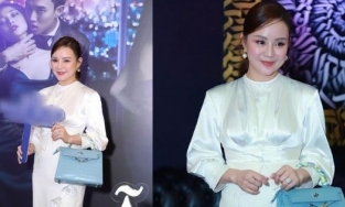 Vy Oanh diện đầm trắng kiêu sa nhưng vòng eo bỗng dưng 'mất tích'