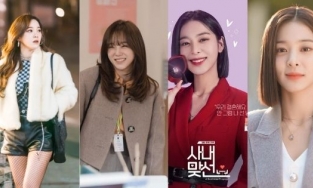 Học lỏm style lên đồ công sở trẻ trung, thời thượng của 2 nữ chính, phụ trong 'A Business Proposal'