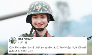 Sao Nhập Ngũ vừa lên sóng, Hòa Minzy đã 'ét o ét' vì sợ bạn bóc phốt 