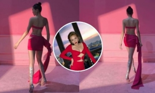 Lưng ong vai cánh bướm tuyệt phẩm của HH Kỳ Duyên, Lisa BlackPink cũng chỉ đẹp đến thế này thôi