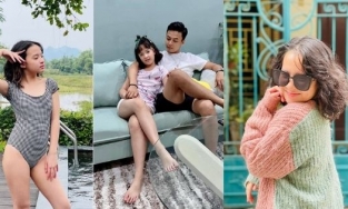 Sao nhí 'Bố ơi mình đi đâu thế' nhà diễn viên Hồng Đăng: 11 tuổi tự tin mặc áo tắm khoe dáng