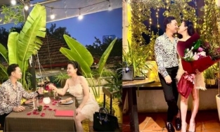 MC Thành Trung mừng 5 năm cưới, nhắn vợ: Đời này kiếp này ở bên ba con anh, lo hương khói tổ tiên 