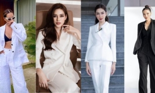 Sao Việt chứng minh mặc suit không hề 'lỗi mốt': Đỗ Thị Hà hóa 'tổng tài', Minh Triệu phá cách