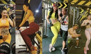 Angela Phương Trinh dạo này chăm lăng xê loạt đồ gym khoe 'siêu vòng 3' cùng cơ bắp cuồn cuộn