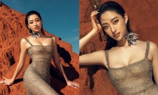 Lương Thùy Linh ngày càng chăm diện đồ xuyên thấu, khoe triệt để dáng đồng hồ cát 