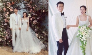 Chính thức lộ diện ảnh cưới của Hyun Bin và Son Ye Jin: Váy cưới tinh tế, cô dâu cười hết cỡ