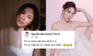 Quỳnh Thư khoe 'được yêu nhiều' giữa nghi vấn chia tay chồng Diệp Lâm Anh