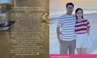 Linh Rin 'cầu cứu' netizen, nhắc lại sự cố chạy quảng cáo ảnh đôi với Phillip Nguyễn hồi năm ngoái