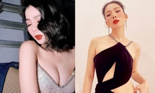 Nhiều lần bị chê 'lép', Lệ Quyên 'show' trực diện vòng 1 trước ống kính