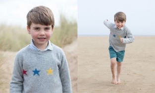 Hoàng gia Anh 'xả kho' ảnh hoàng tử Louis tròn 4 tuổi: Diện mạo, thần thái đã toát lên nét vương giả