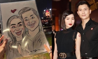 Tình trẻ Lâm Bảo Châu sung sướng nhận ra có tướng phu thê với Lệ Quyên