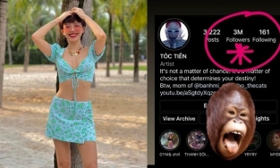 Tóc Tiên vừa xả ảnh 'nóng', Instagram lên 3 triệu lượt theo dõi