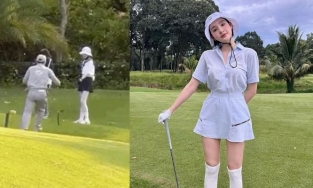 Rộ tin Hiền Hồ vô tư đi chơi golf sau 1 tháng vướng ồn ào cặp kè chồng người khác
