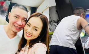 NSND Công Lý bị vợ trẻ 'bắt quả tang' nửa đêm ăn vụng, vóc dáng hiện tại gây chú ý