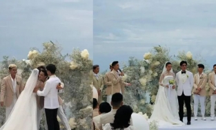 Không phải váy cưới Son Ye Jin, đây mới là chiếc váy Ngô Thanh Vân diện trong hôn lễ với Huy Trần