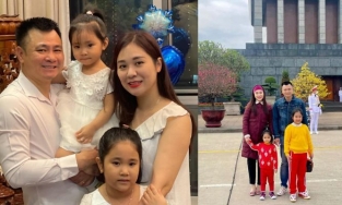 Tự Long kỷ niệm 7 năm cưới vợ hai, dung mạo con gái chiếm spotlight