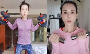 'Tiểu Long Nữ' U60 Lý Nhược Đồng 'mỏng như giấy' vì tập gym 