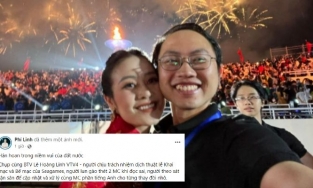 MC Phí Linh tự hào vì vai trò đặc biệt quan trọng của chồng tại SEA Games 31