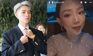 Tóc Tiên 'dở khóc dở cười' khi được Đức Phúc khen 'đẹp lão'