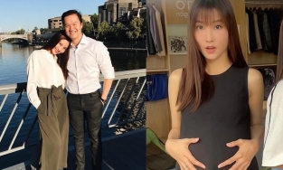 Diễm My 9X bất ngờ công khai ảnh ôm bụng bầu trước thềm đám cưới