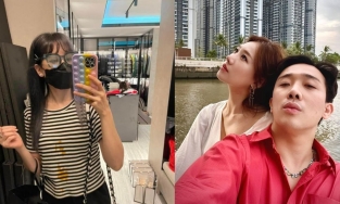 Đi ăn về trong bộ dạng lem luốc, Hari Won bị Trấn Thành chê 'ở dơ' công khai