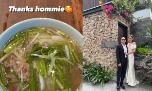 Hoàng Touliver nấu phở bò Hà Nội tẩm bổ cho Tóc Tiên