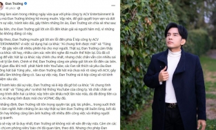 Đan Trường chính thức xin lỗi giữa ồn ào 'hát chùa'