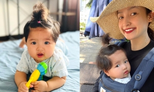 Lê Bê La công khai ảnh con gái mới sinh với người chồng thứ 2