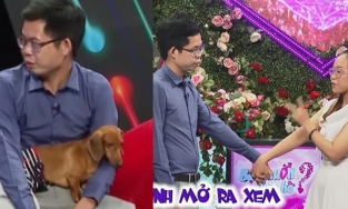 Trai U40 dắt chó cưng lên truyền hình tìm vợ, gặp ngay cô gái dị ứng lông