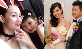 MC Quỳnh Chi lần đầu được đón con về nước sau 7 năm bị mẹ chồng giành con