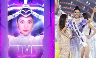 Thuý Vân 'đá xéo' Hoa hậu Hoàn vũ Việt Nam khi ra MV Trái tim yêu thương?