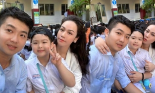 Nhật Kim Anh lần đầu thân mật bên chồng cũ sau 4 năm kiện tụng giành con