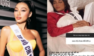 Top 10 Miss Universe Vietnam Ngô Bảo Ngọc bị soi dùng điện thoại rẻ tiền