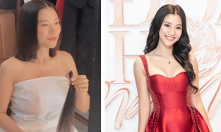 MC Hoàng Oanh cắt tóc nham nhở giữa lúc chồng cũ đi du lịch với gái trẻ