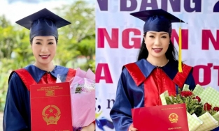 NSƯT Trịnh Kim Chi lấy bằng đại học thứ 2 ở tuổi U50
