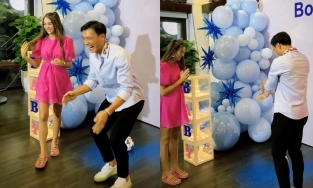 Vợ Tây của Bùi Tiến Dũng mang thai quý tử, ngoại hình vẫn như búp bê