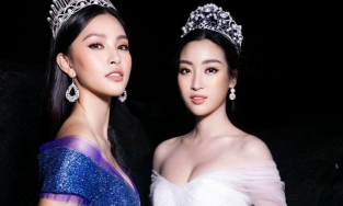 Phản ứng bất ngờ của Tiểu Vy trước tin đồn đàn chị Đỗ Mỹ Linh sắp lên xe hoa