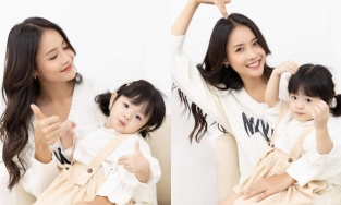 Á hậu Trương Mỹ Nhân bất ngờ công khai con đầu lòng 2 tuổi