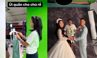 'Chị chồng quốc dân' H'Hen Niê: Tự tay chụp ảnh, make up, ủi đồ cho em dâu 