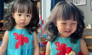 Suchin thừa hưởng gen người mẫu của mẹ, 2 tuổi mà đã có 1001 biểu cảm siêu cưng