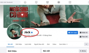Fanpage của Jack bất ngờ đổi tên thành 'Jáck' 
