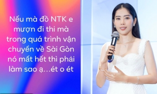 Nam Em làm mất hết trang phục đi thi Miss World Vietnam, toàn đồ đi mượn