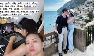 Ngô Thanh Vân than phiền vì bị chồng trẻ bỏ đói vì mải chơi vlog