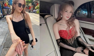 Thiều Bảo Trâm lộ nhan sắc thật ngoài đời: Xinh nhưng cánh tay khẳng khiu đáng lo ngại