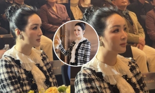 Bóc nhan sắc thật của Hoa hậu Đền Hùng U50 Giáng My qua cam thường 