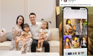 Thảo Bebe vợ Khắc Việt gửi chúc sinh nhật ngọt ngào đến chồng sau vụ gái lạ
