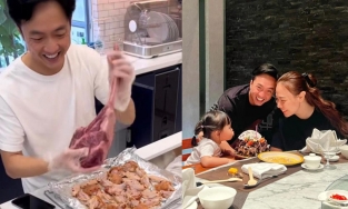 Tin được không: Cường Đô La là nội trợ chính trong nhà, ngày ngày vào bếp nấu ăn cho vợ con