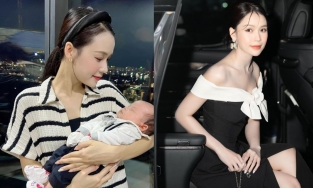 Hot girl Sam công khai ảnh bồng bế trẻ sơ sinh, ngọt ngào nhắn nhủ: 'Hi con trai'