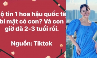 Rộ tin một Hoa hậu quốc tế bí mật có con 2 - 3 tuổi, Phương Khánh liên tục bị réo tên